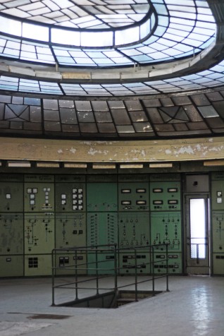 The control room of the Kelenföld Power Plant