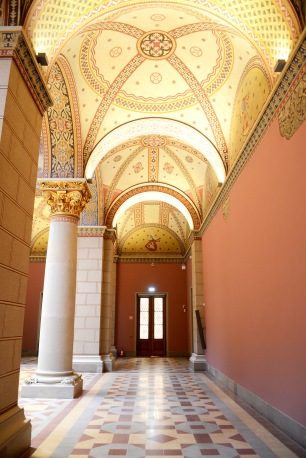 The Romanesque Hall of the Budapest Museum of Fine Arts
